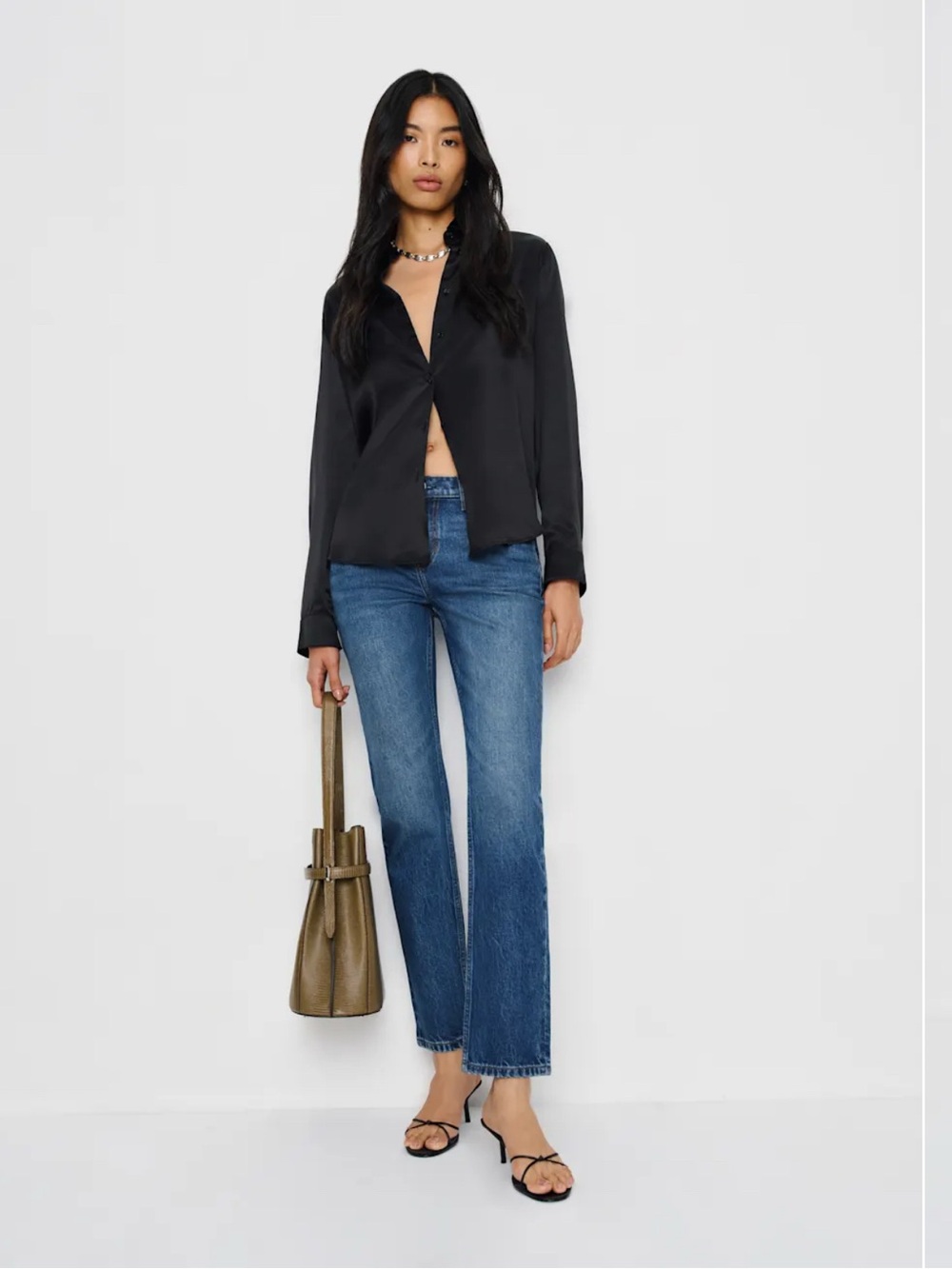 Luca Stretch Low Rise Slim Straight Cropped Jeans